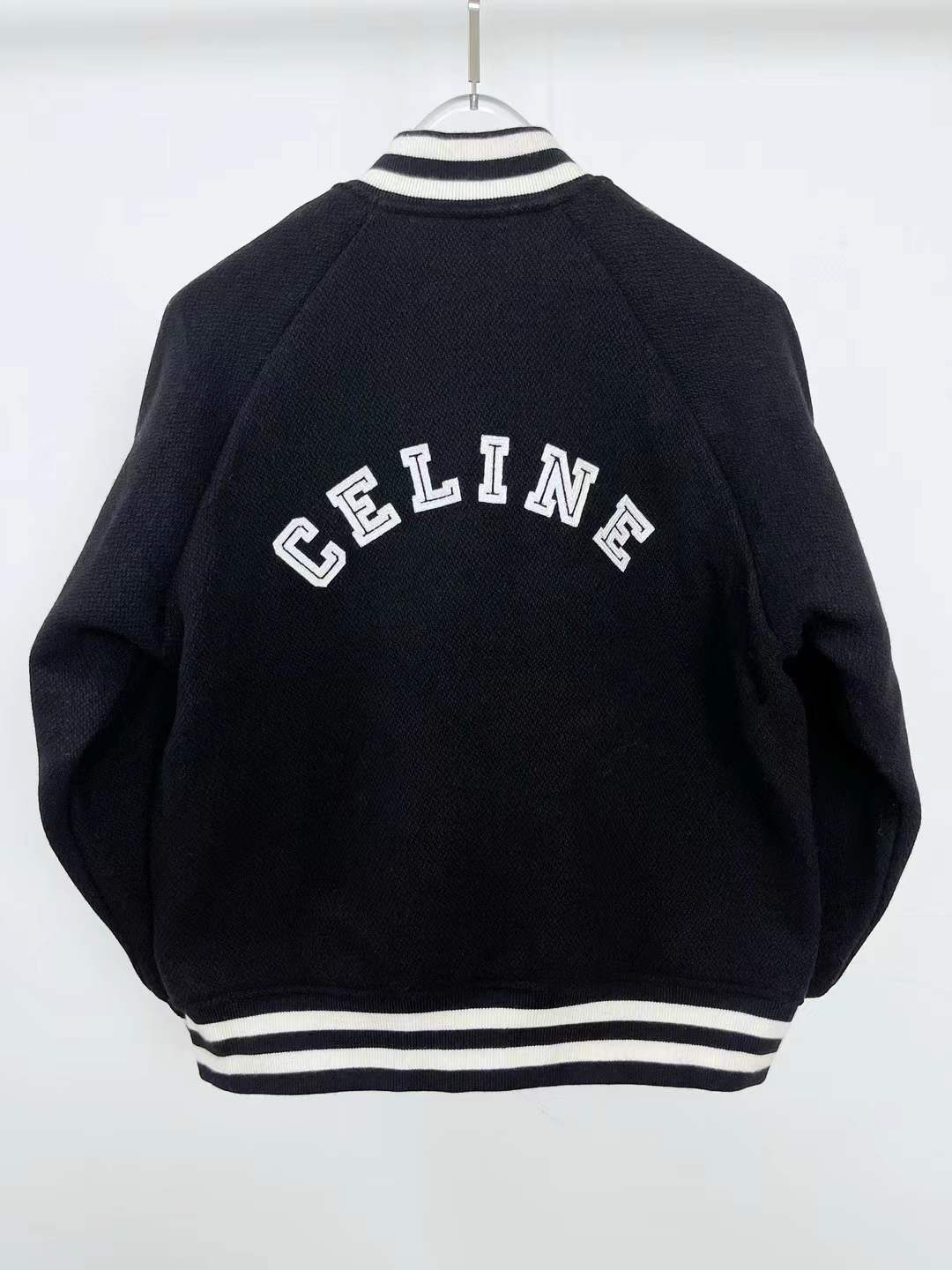 Celine Striped Logo Jacket