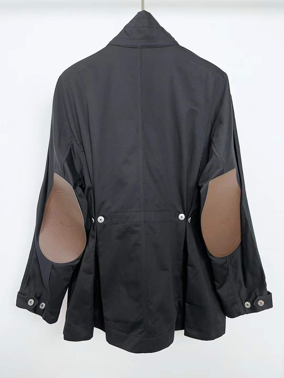 Christian Dior Compass-badge Hooded Jacket Black