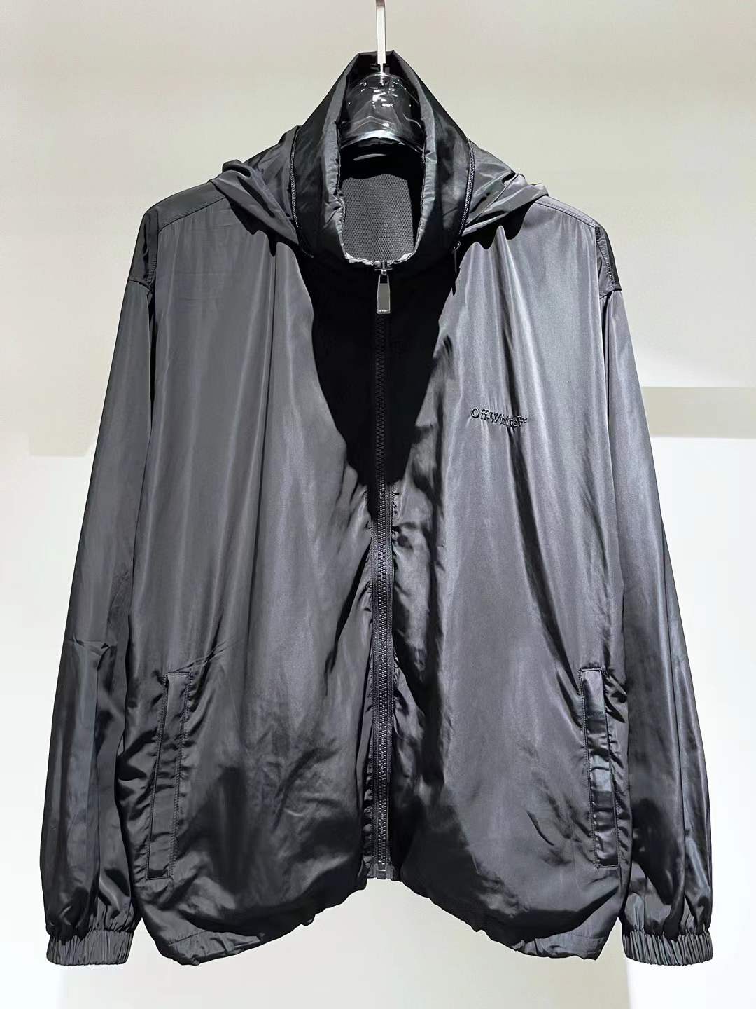 Emporio Armani Hooded Jacket Black