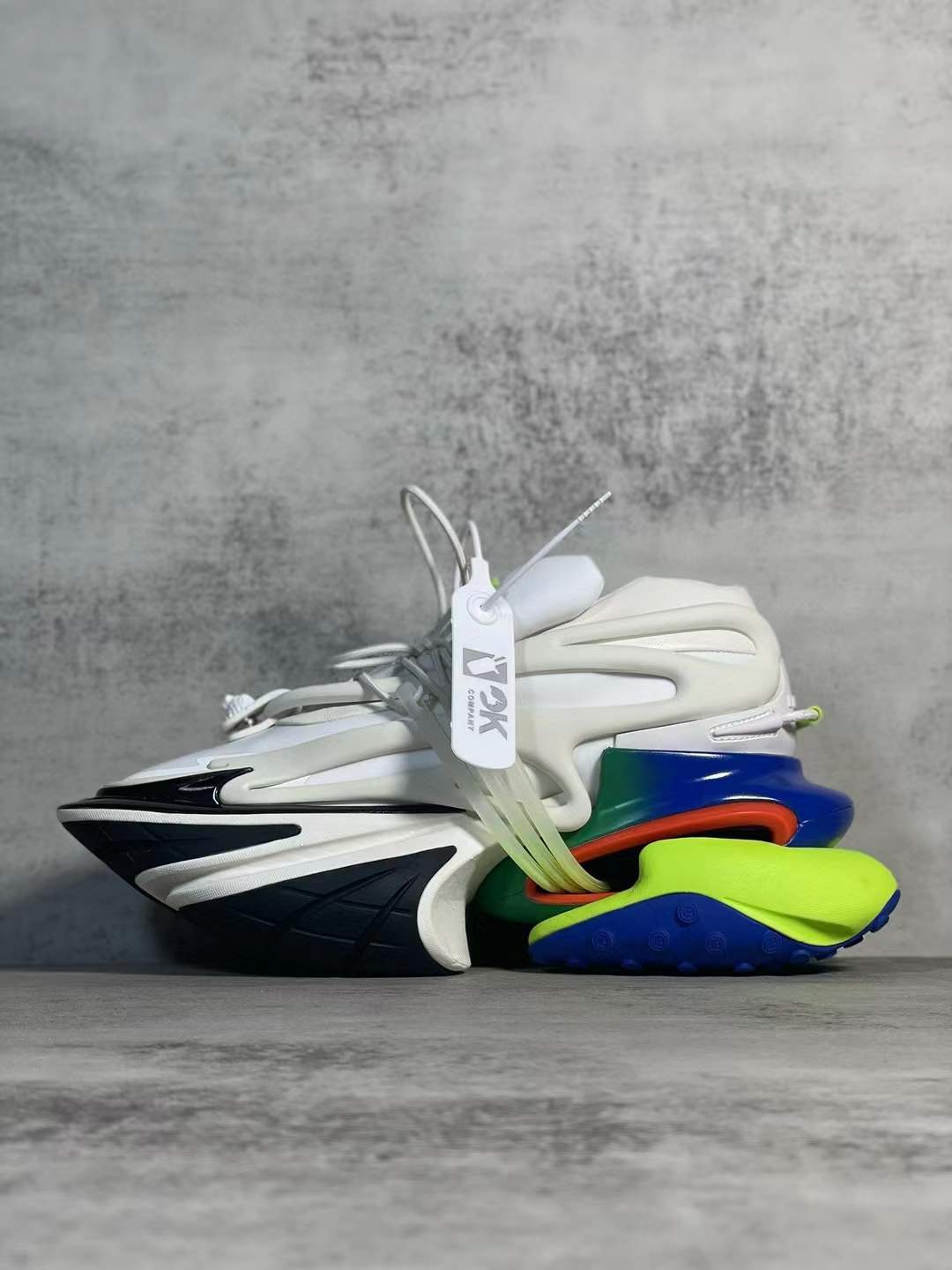 Balmain White Unicorn Sneakers Mens