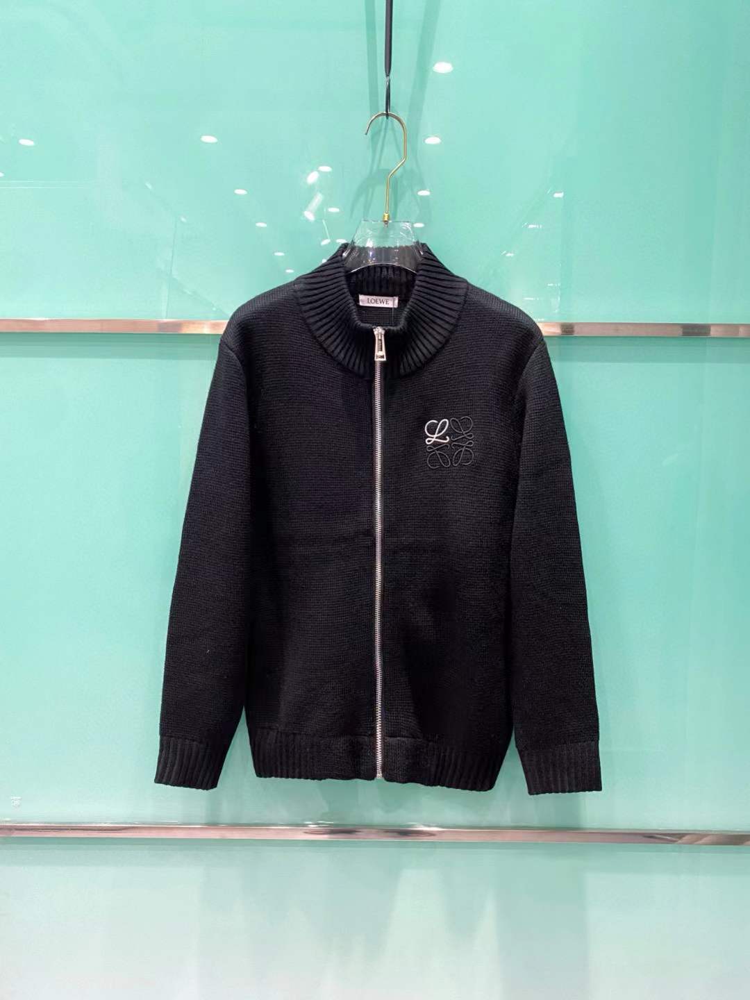 Loewe Zip Men's Relaxed Fit Jacket Black
