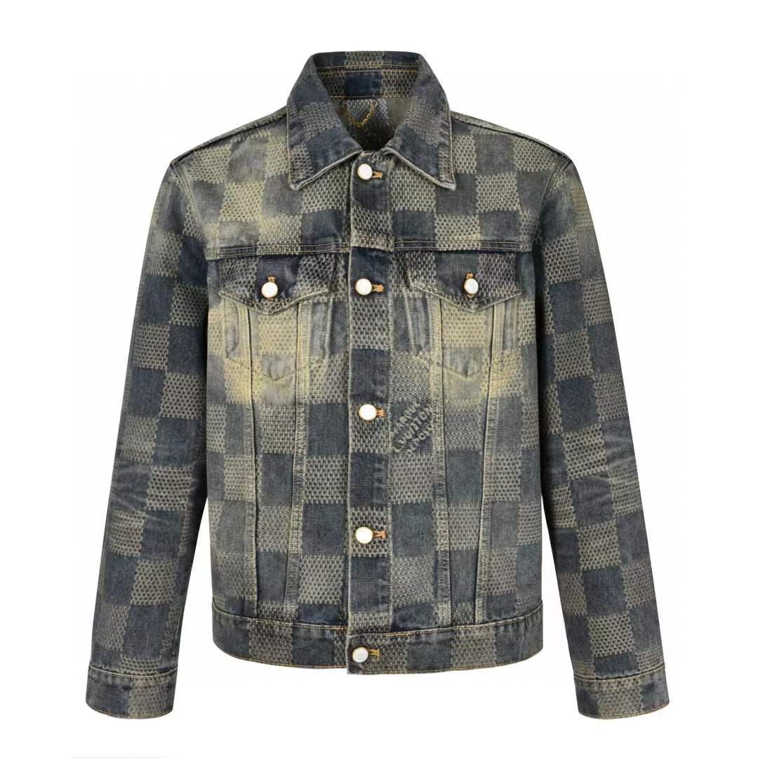 LV  Damier Classic Denim Jacket