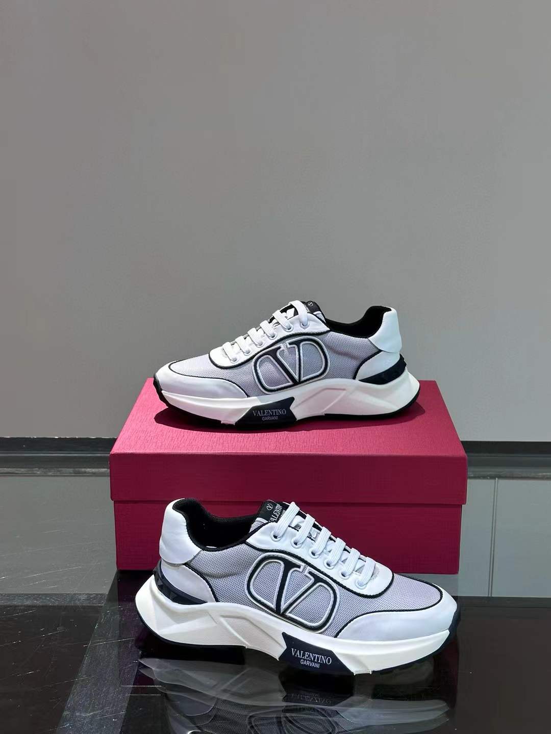 Valentino Men's Classic Black Sneaker