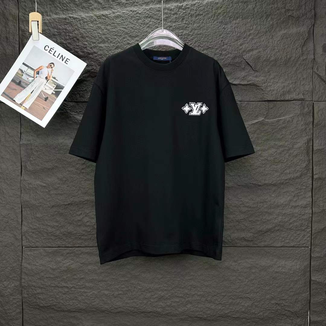 LV Men's Shirt Black