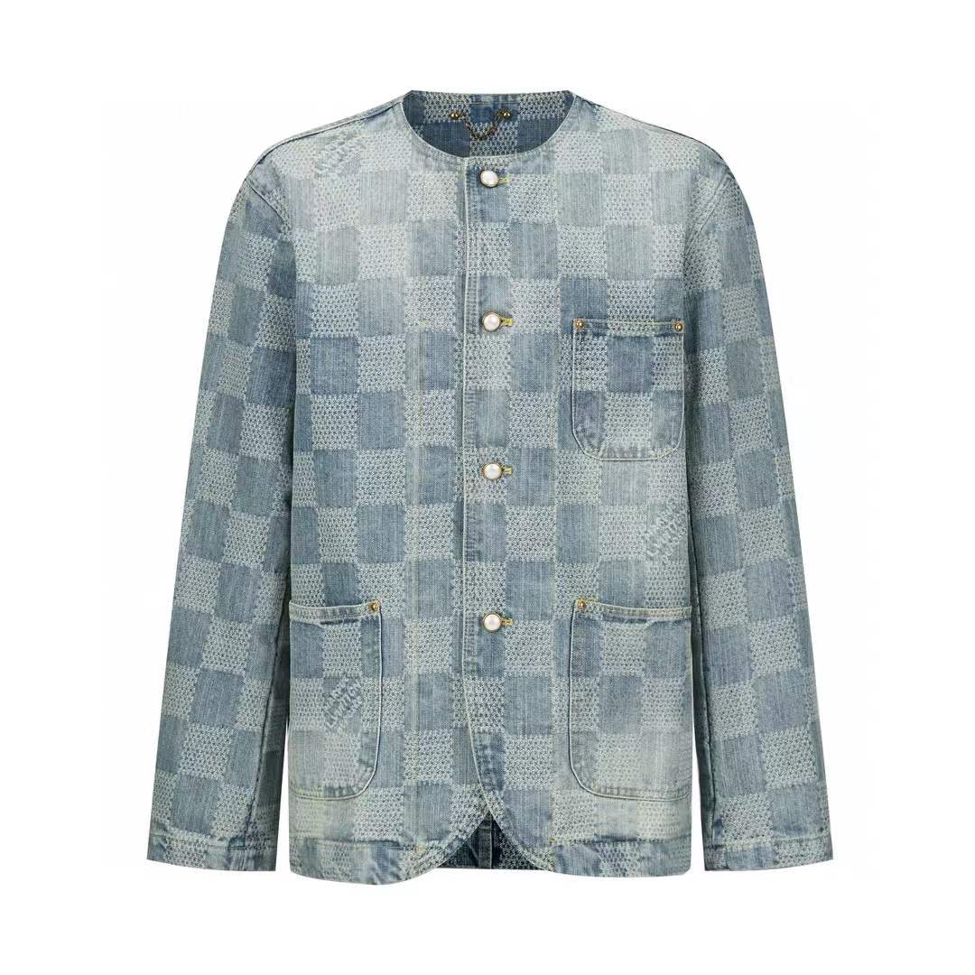 LV Damier Denim 3D Chic Jacket