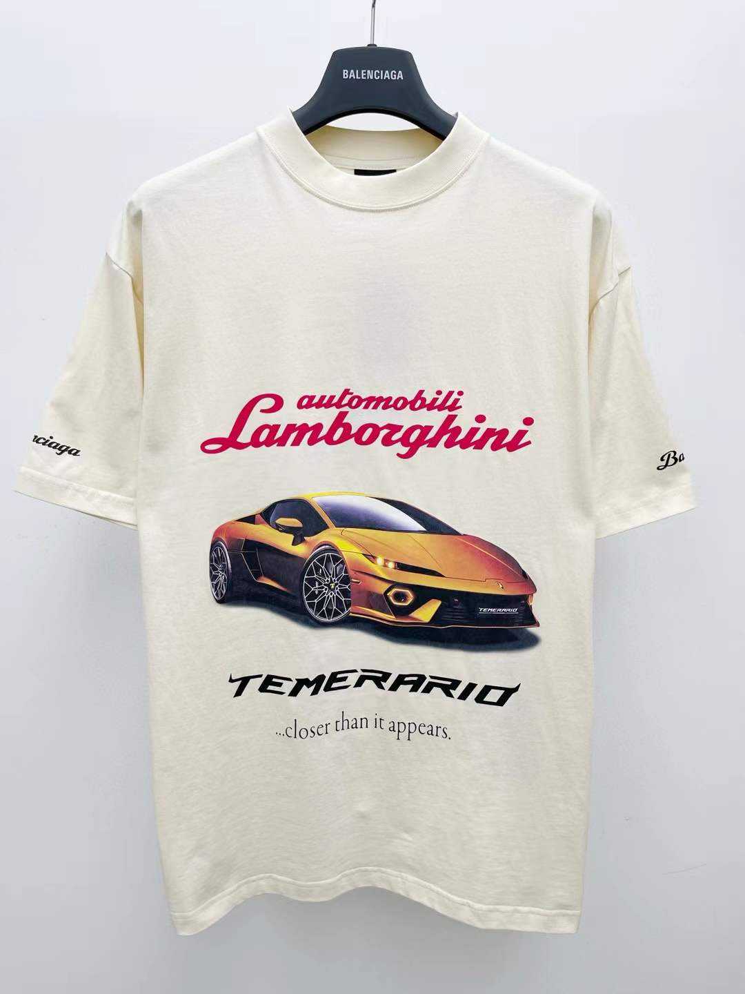Balenciaga Lamborghini-Print T-Shirt