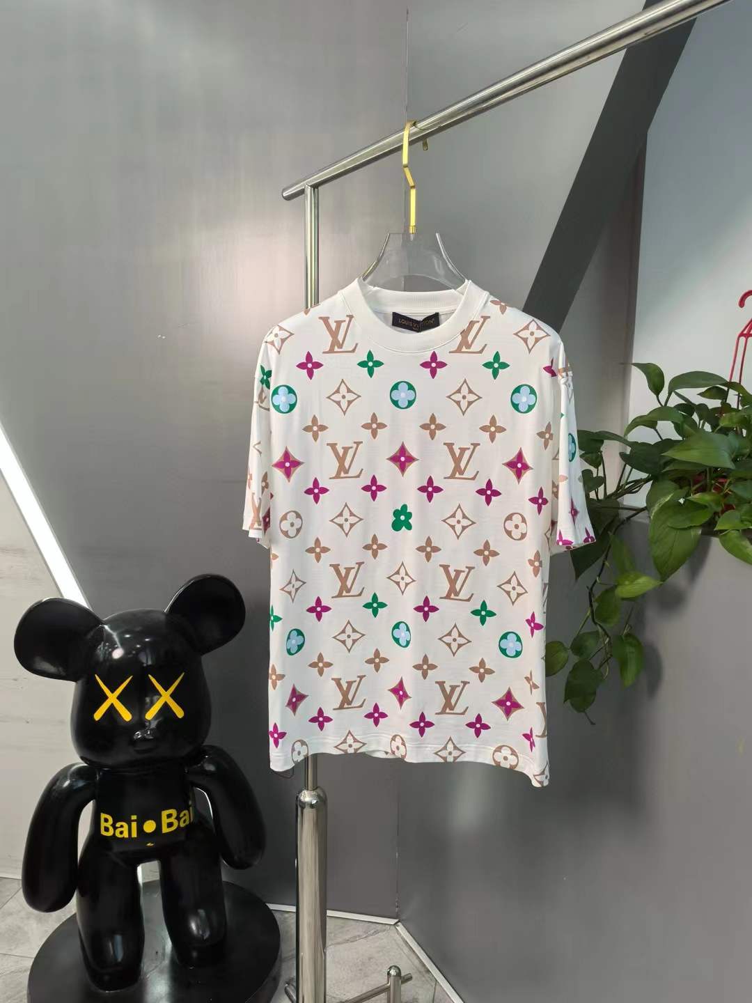 LV Floral Monogram Bateau T-Shirt