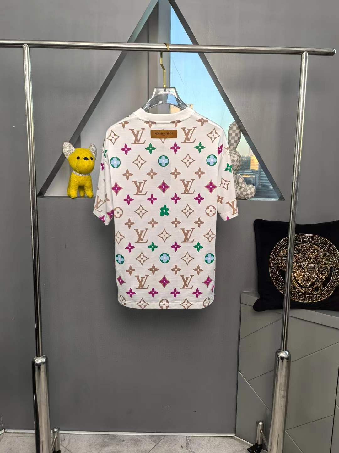LV Floral Monogram Bateau T-Shirt