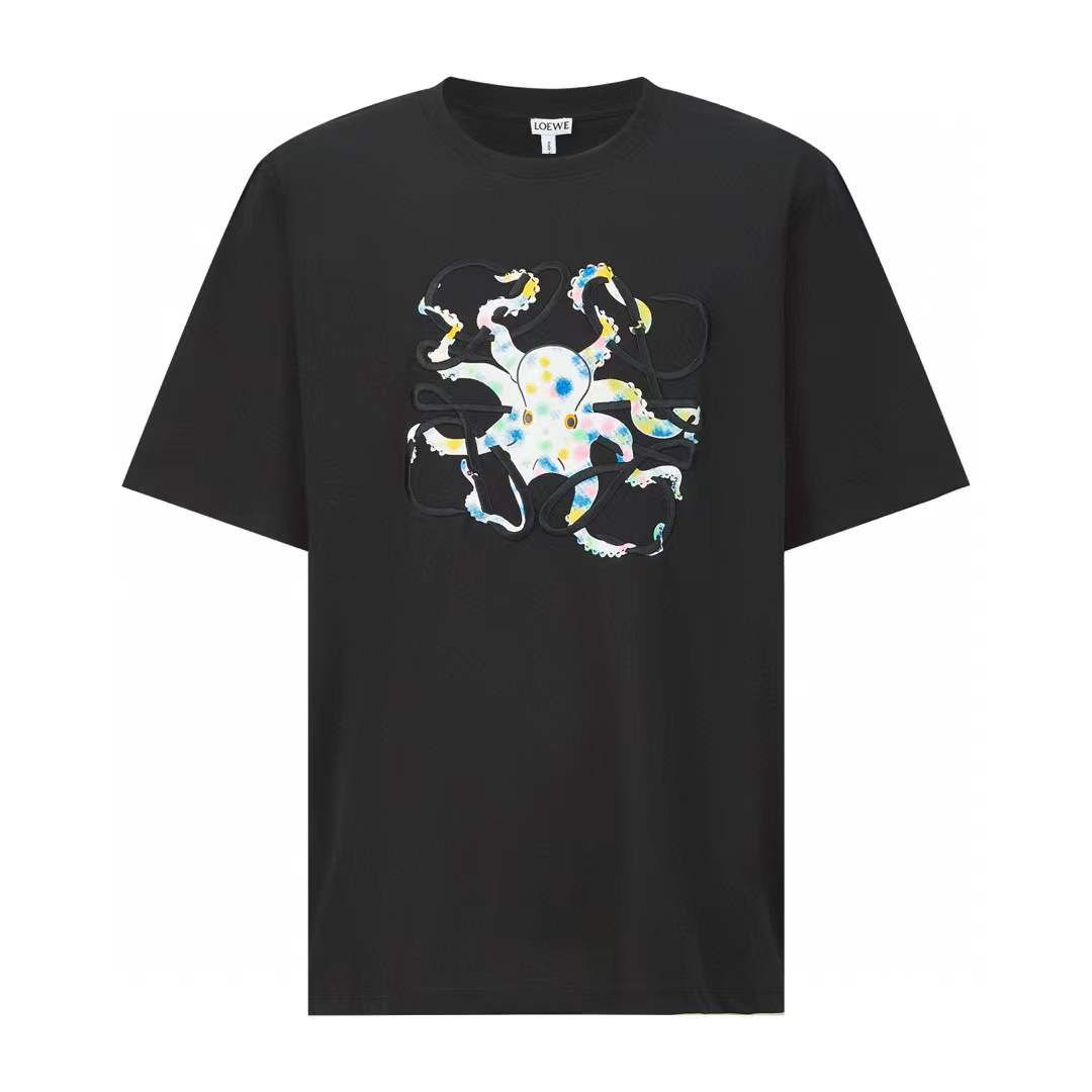 Loewe Relaxed fit T-shirt in cotton Black