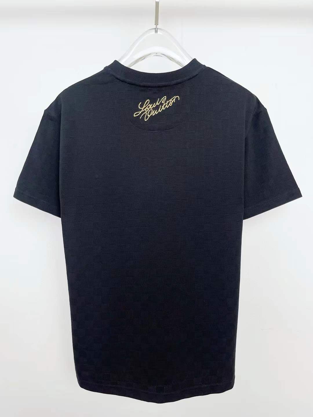 LV Signature Patch Cotton T-Shirt black