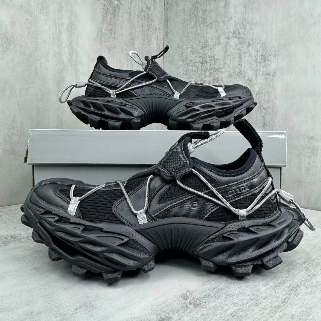Balenciaga Men's Hike Sneaker in Black