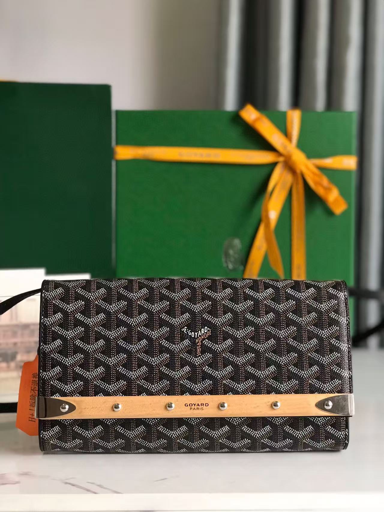 Goyard Monte-Carlo handbag Black 25cm