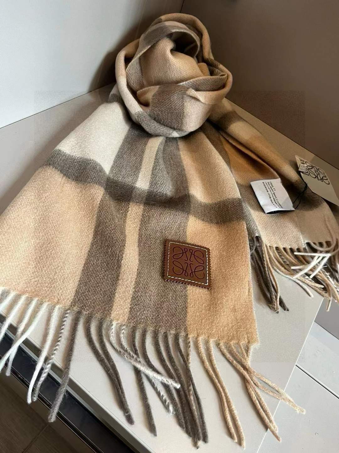 Loewe Checked Scarf