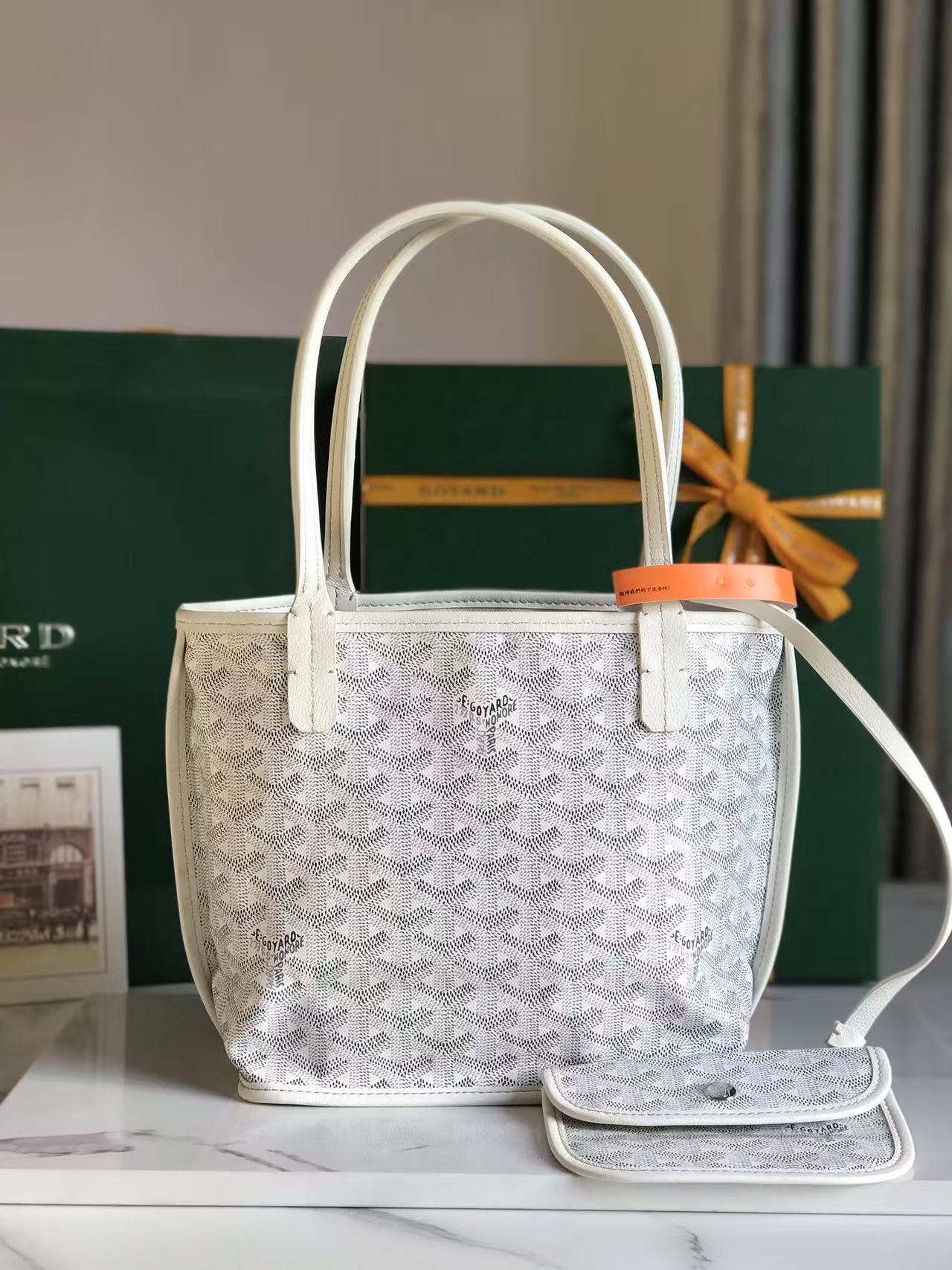 Goyard ANJOU MINI BAG White