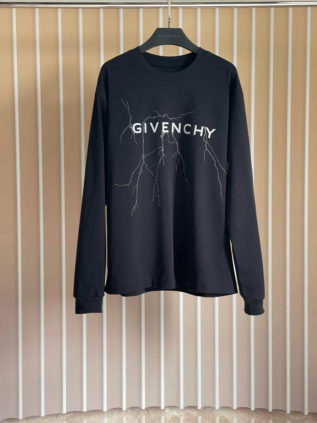 Givenchy Reflective liga Sweatshirt in Black