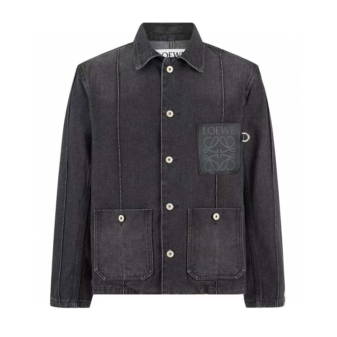 Loewe Workwear Jacket - Washed Black