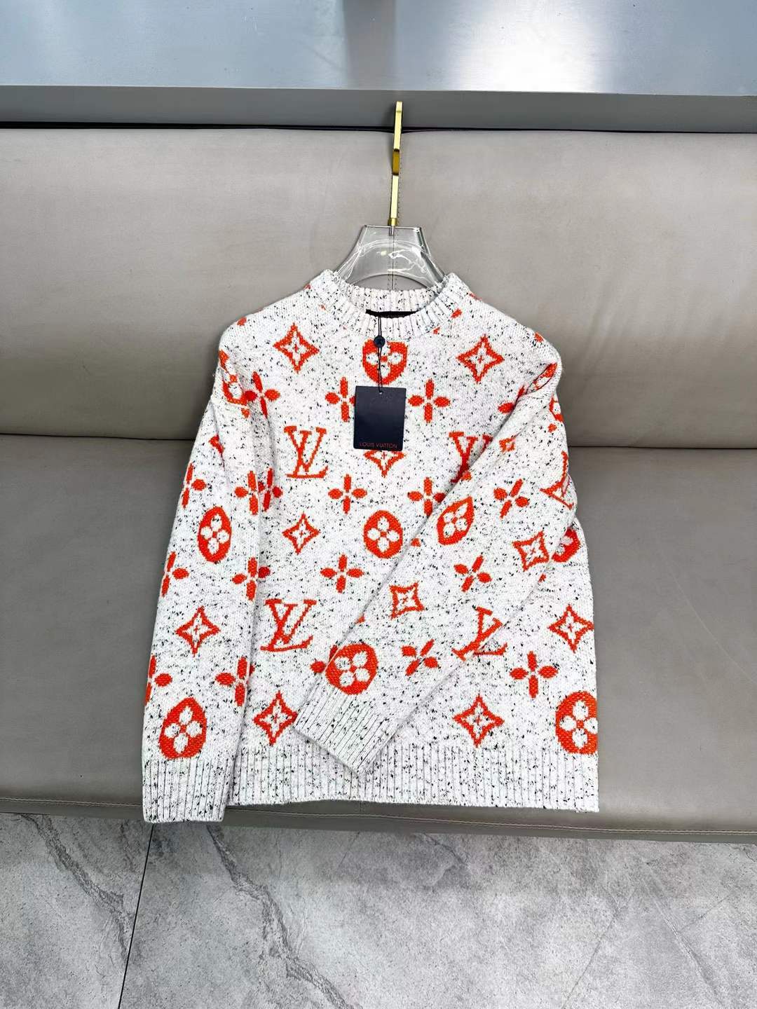 LV Reversible Monogram Bomber Sweater