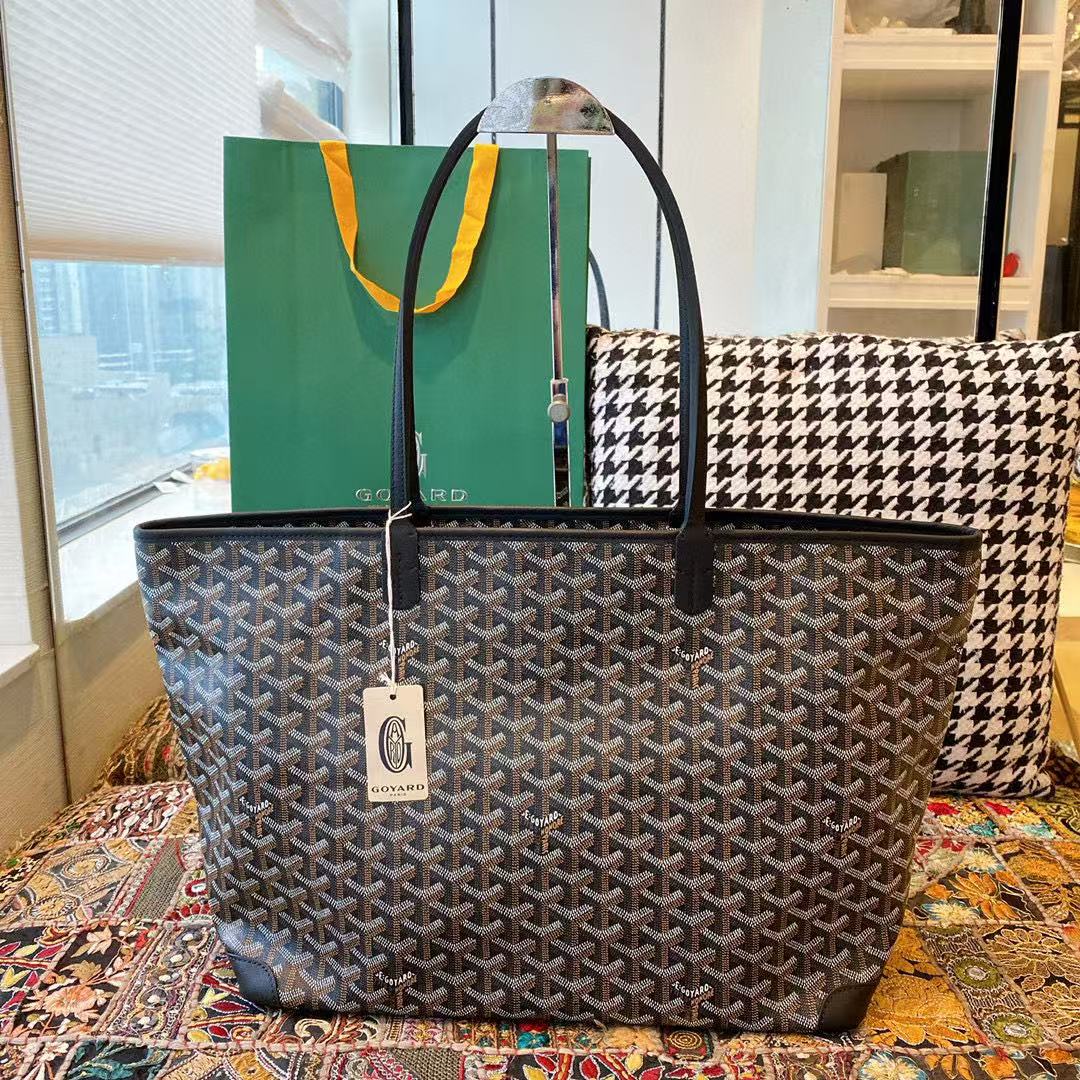 Goyard Artois tote MM shopping bag Black