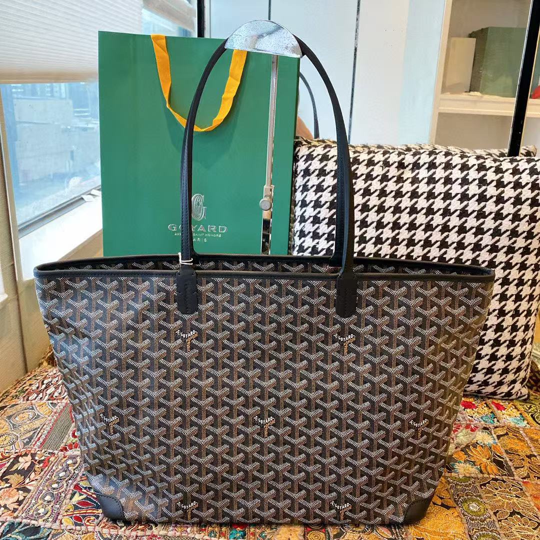 Goyard Artois tote MM shopping bag Black