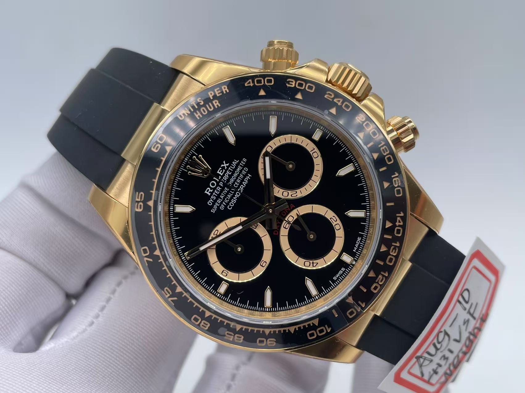 ROLDYT0690B - Daytona 126518 V2 Wt YG/RU Blk/Stk VSF VS4131 $868