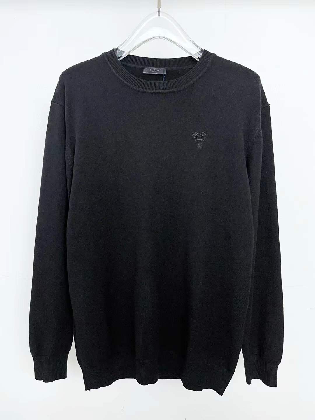 Emporio Armani Double-Jersey Sweatshirt black