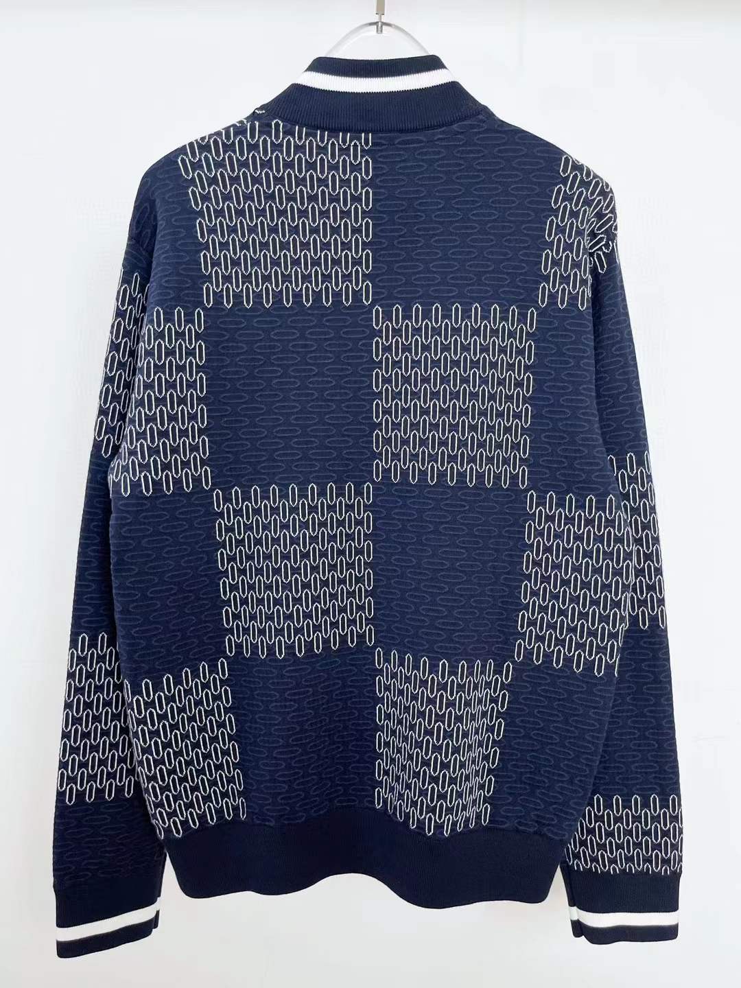 LV Damier Quilted Cotton Bomber Sweater