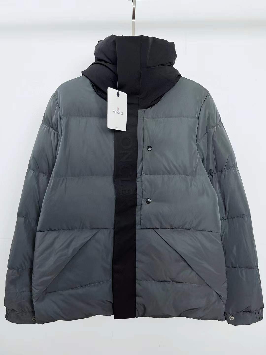 Moncler black warrior down jacket