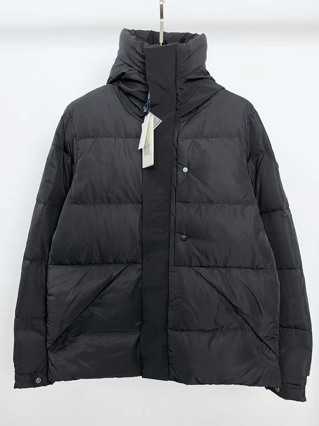 Moncler Black Quilted Down Jacket