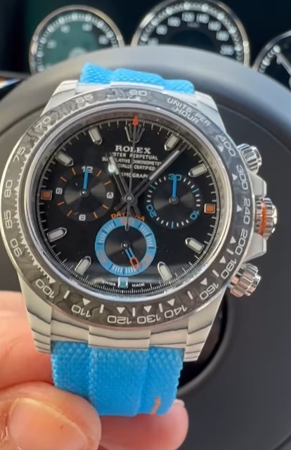 DIW factory Daytona on rubber strap 4130