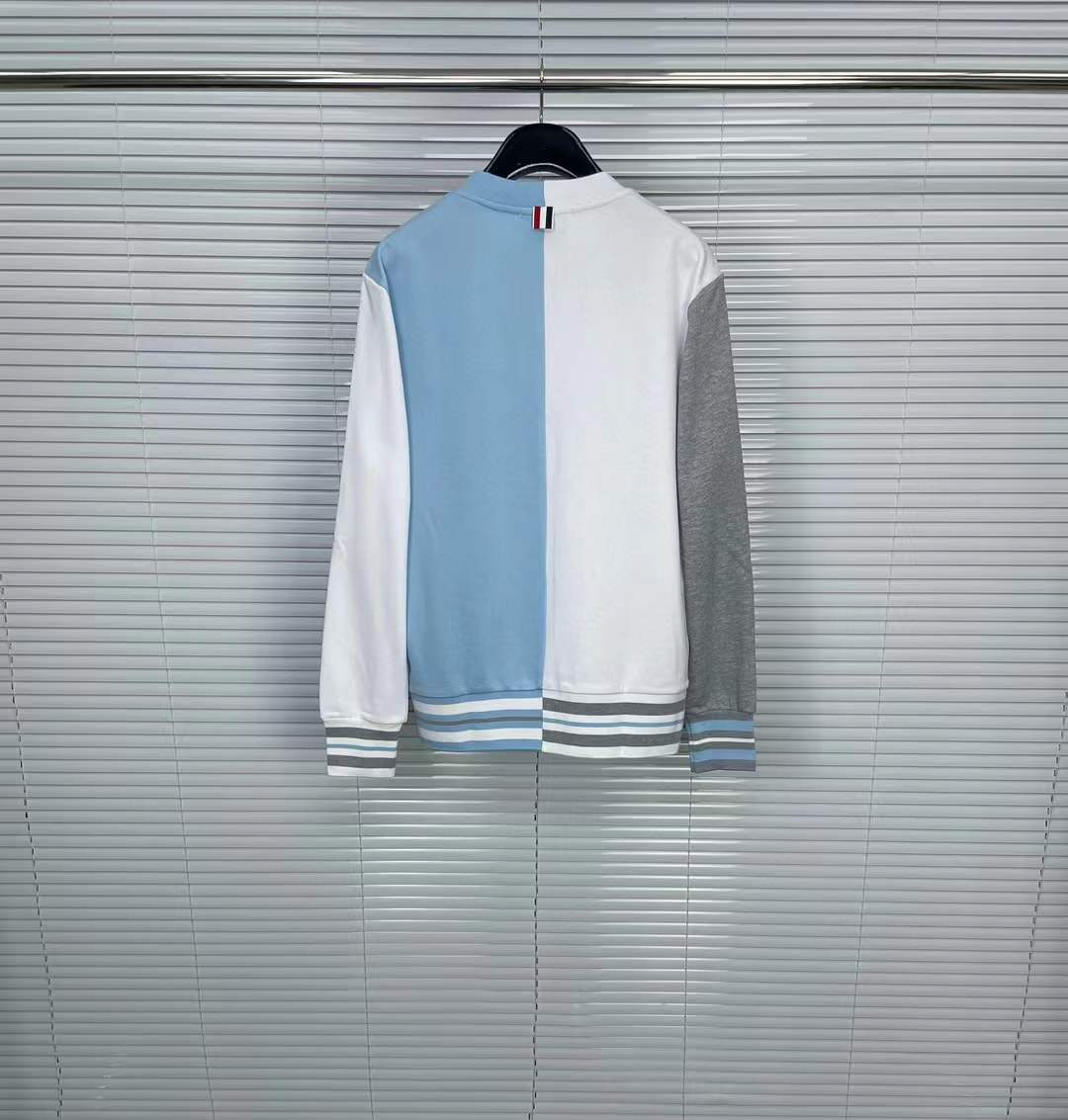 Thom Browne Funmix colour-block Cotton Sweatshirt