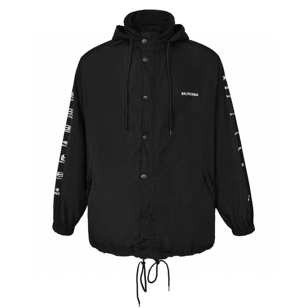 Balenciaga Men's Bleached Plaid Flannel Hooded Shirt Jacket