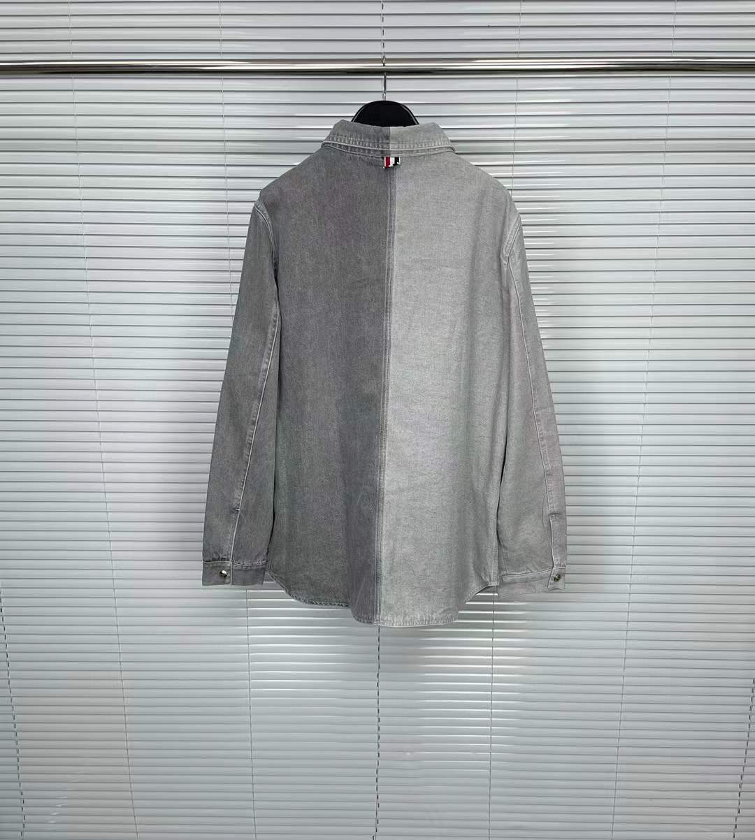 Thom Browne Distressed Denim Overshirt