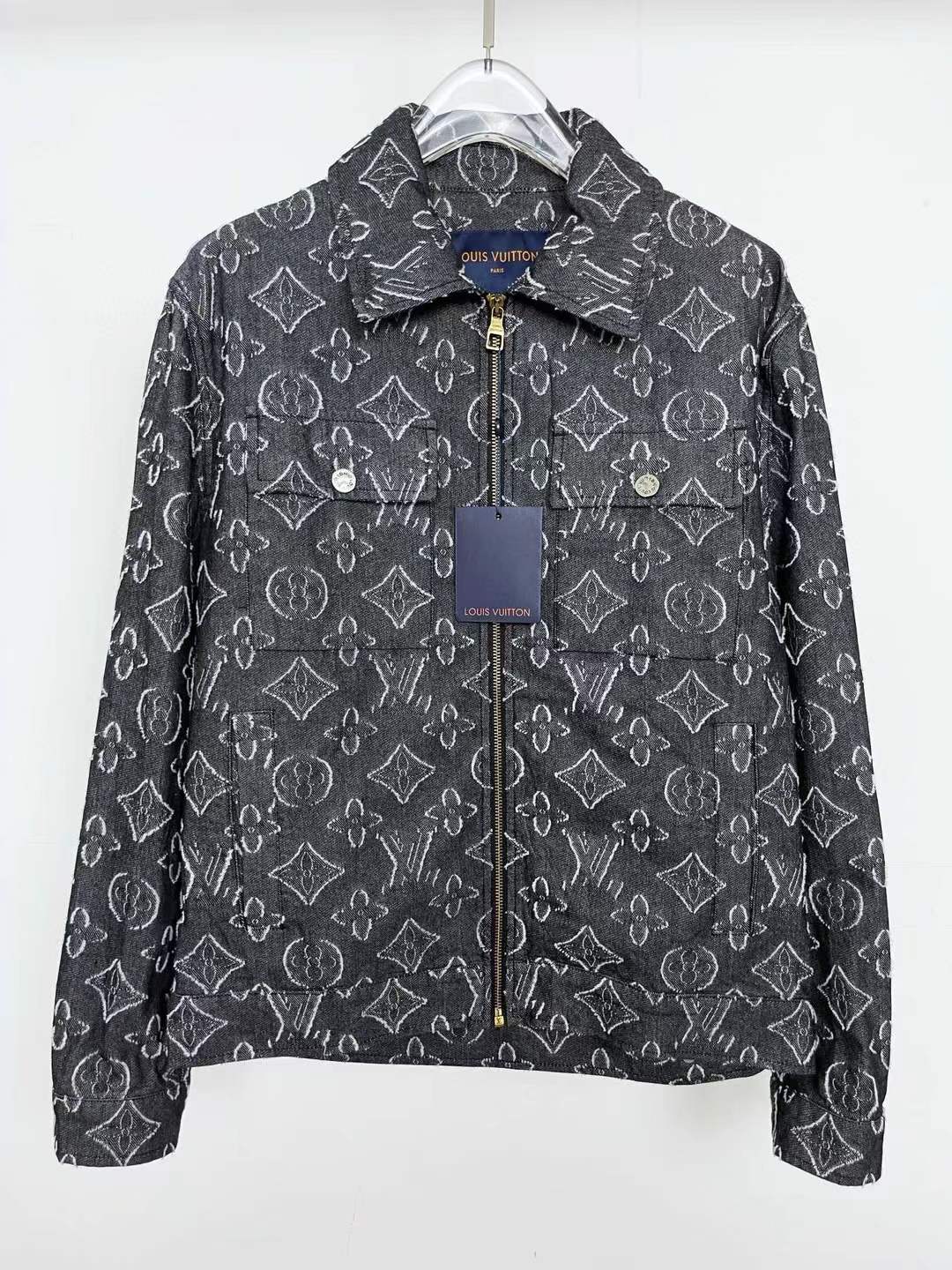 LV Monogram Jacquard Denim Jacket