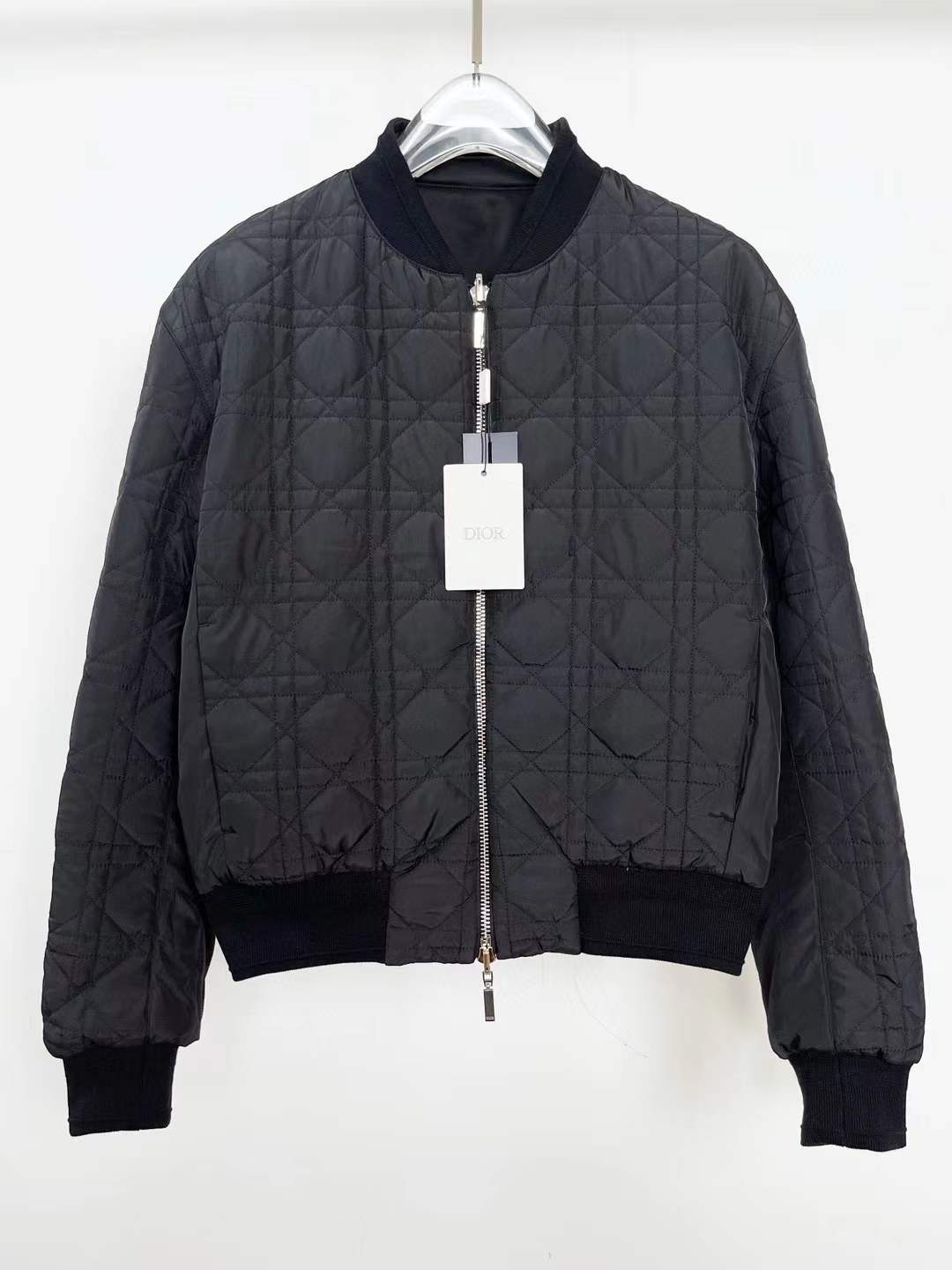 Christian Dior Macrocannage Bomber Jacket Black