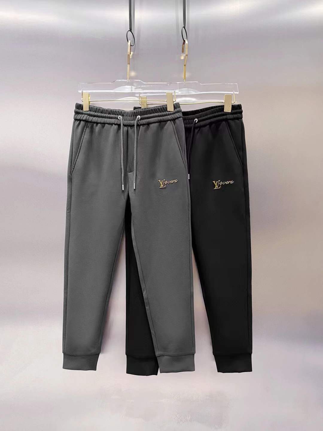 LV Black Men's Oversize Winter Sweatpant