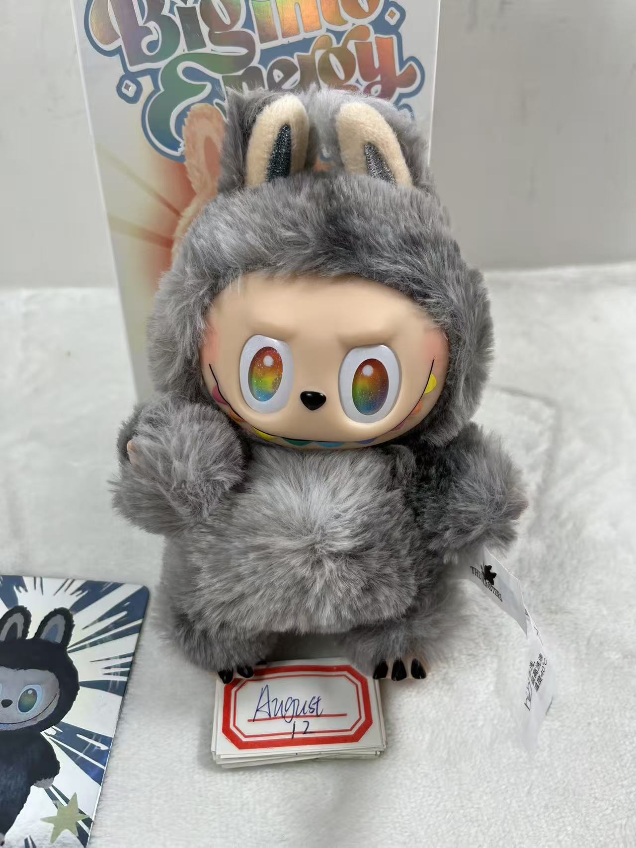 Labubu gray toys Energy Series-Vinyl
