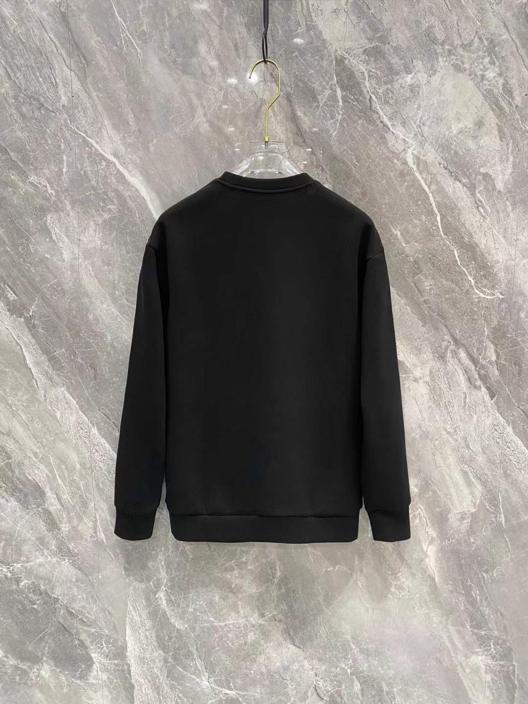 Prada Blue/White Wool and cashmere intarsia sweater