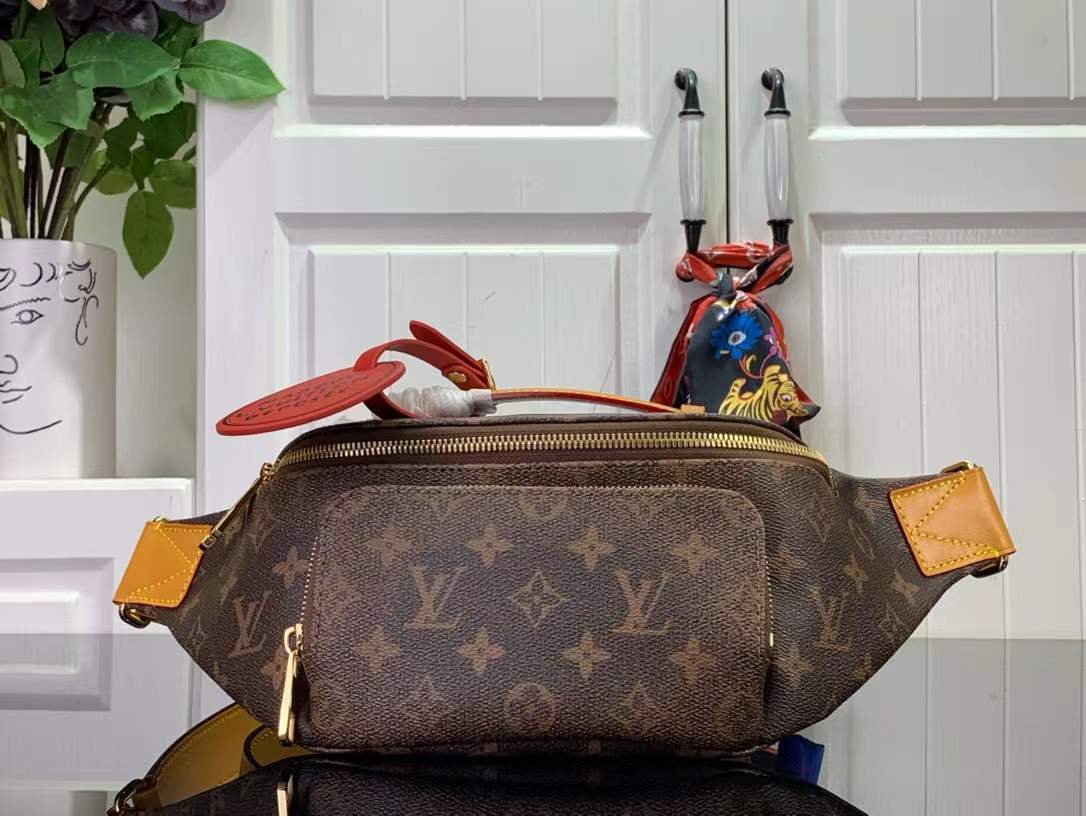 LV Monogram Canvas Bumbag Cross Body As Belt Handbag