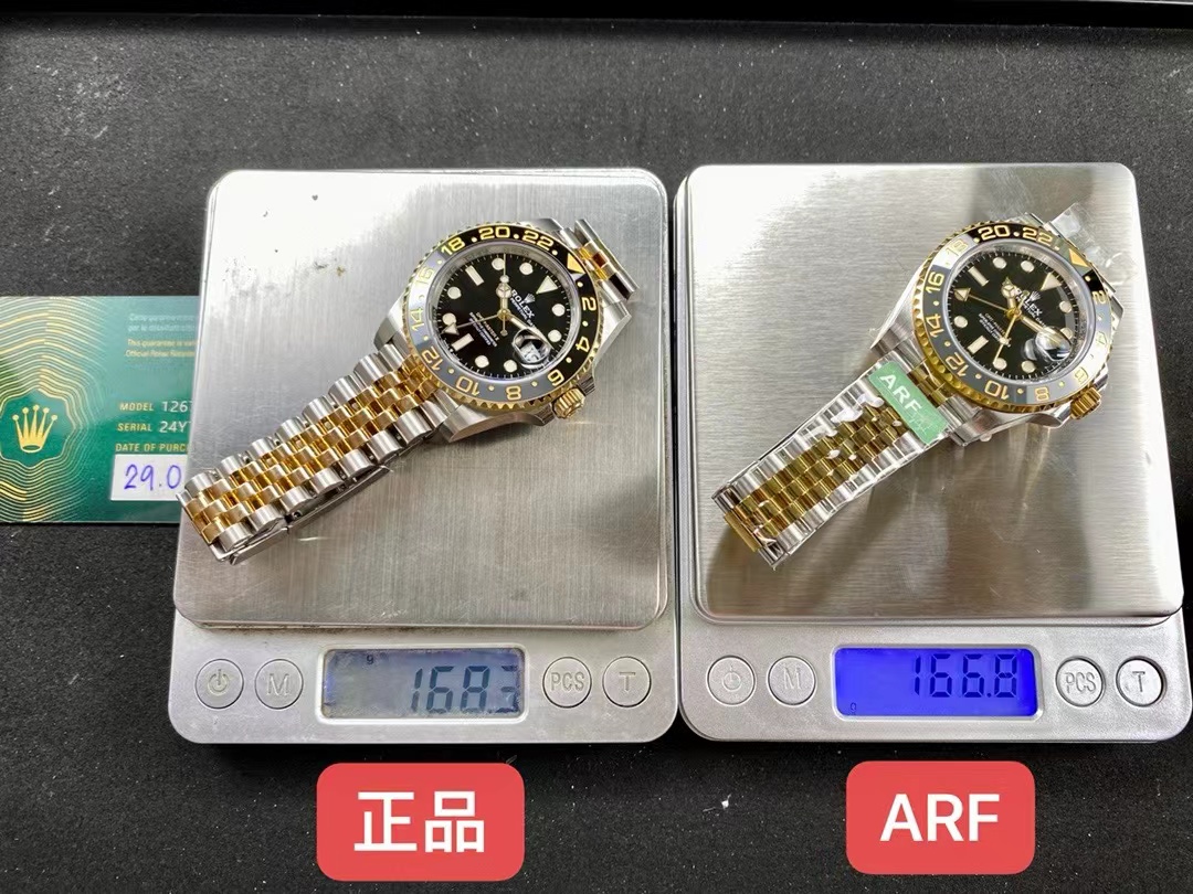 GMT Master II 126713 GRNR 904L SS ARF 1:1 Best Edition on SS/YG Bracelet VR3285 CHS (Weighted) $688