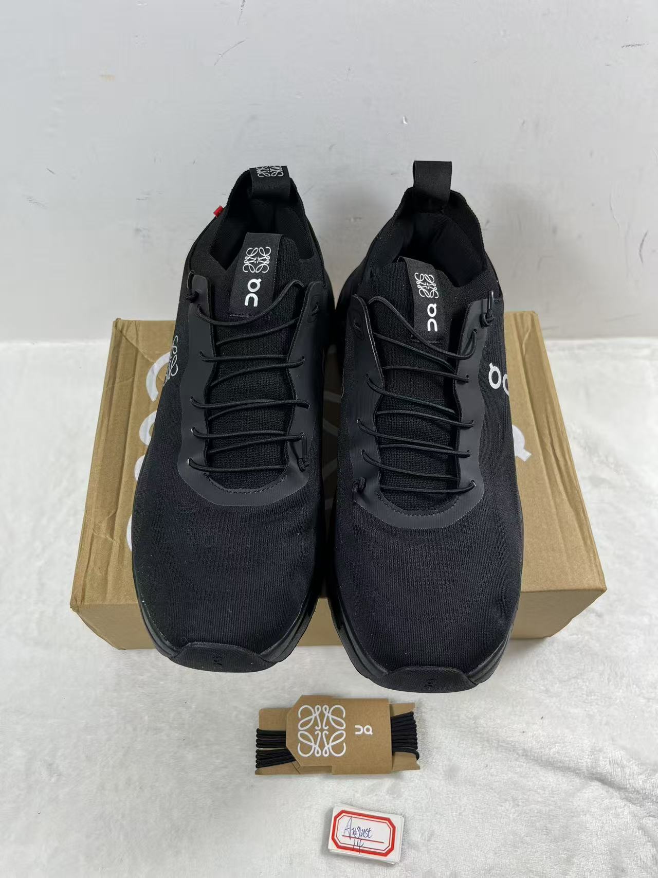 Loewe On Running Cloudtilt Black Sneakers