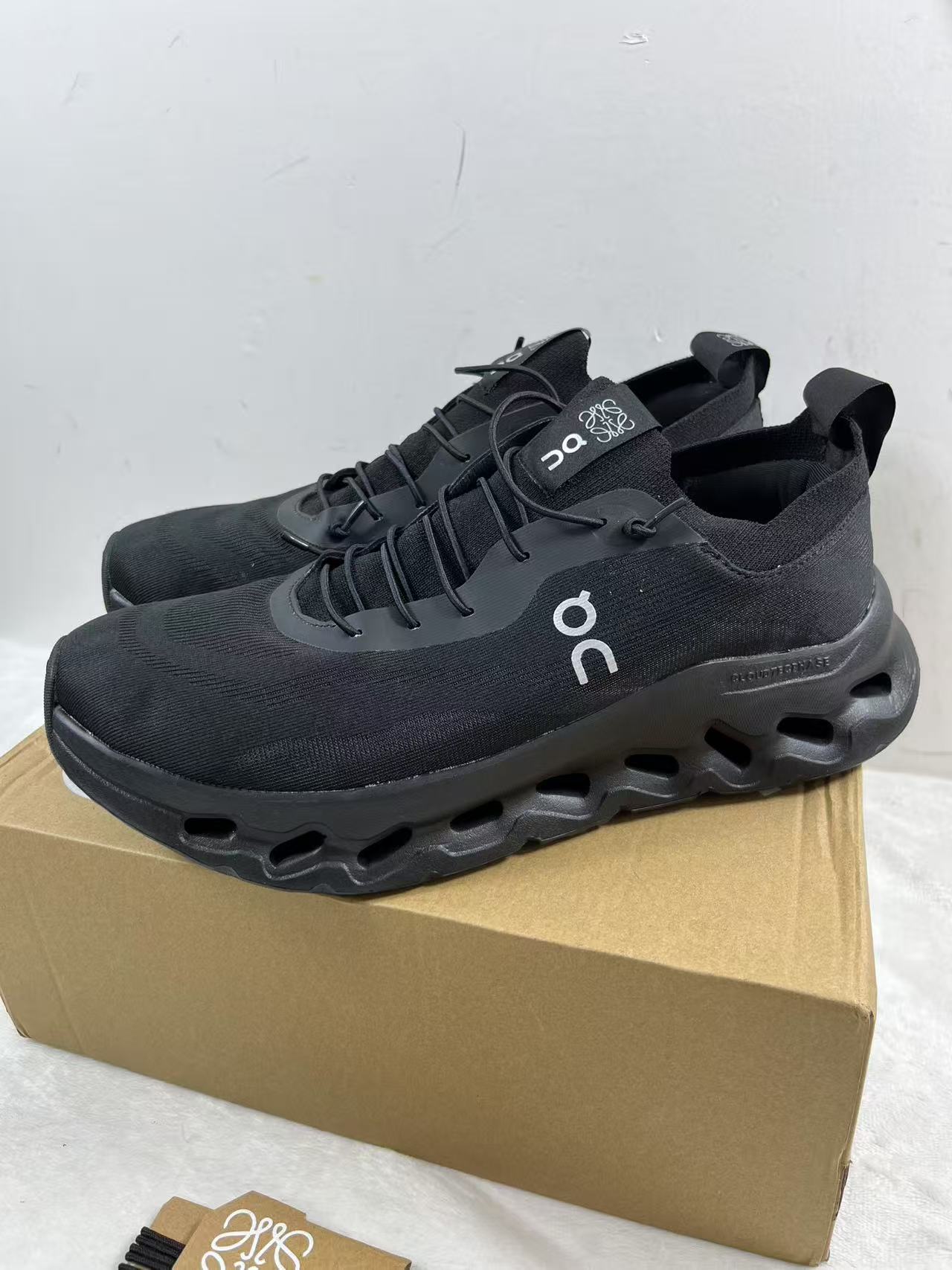 Loewe On Running Cloudtilt Black Sneakers