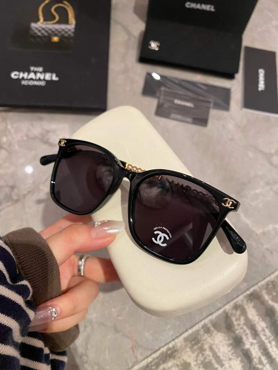 Chanel Black sunglasses