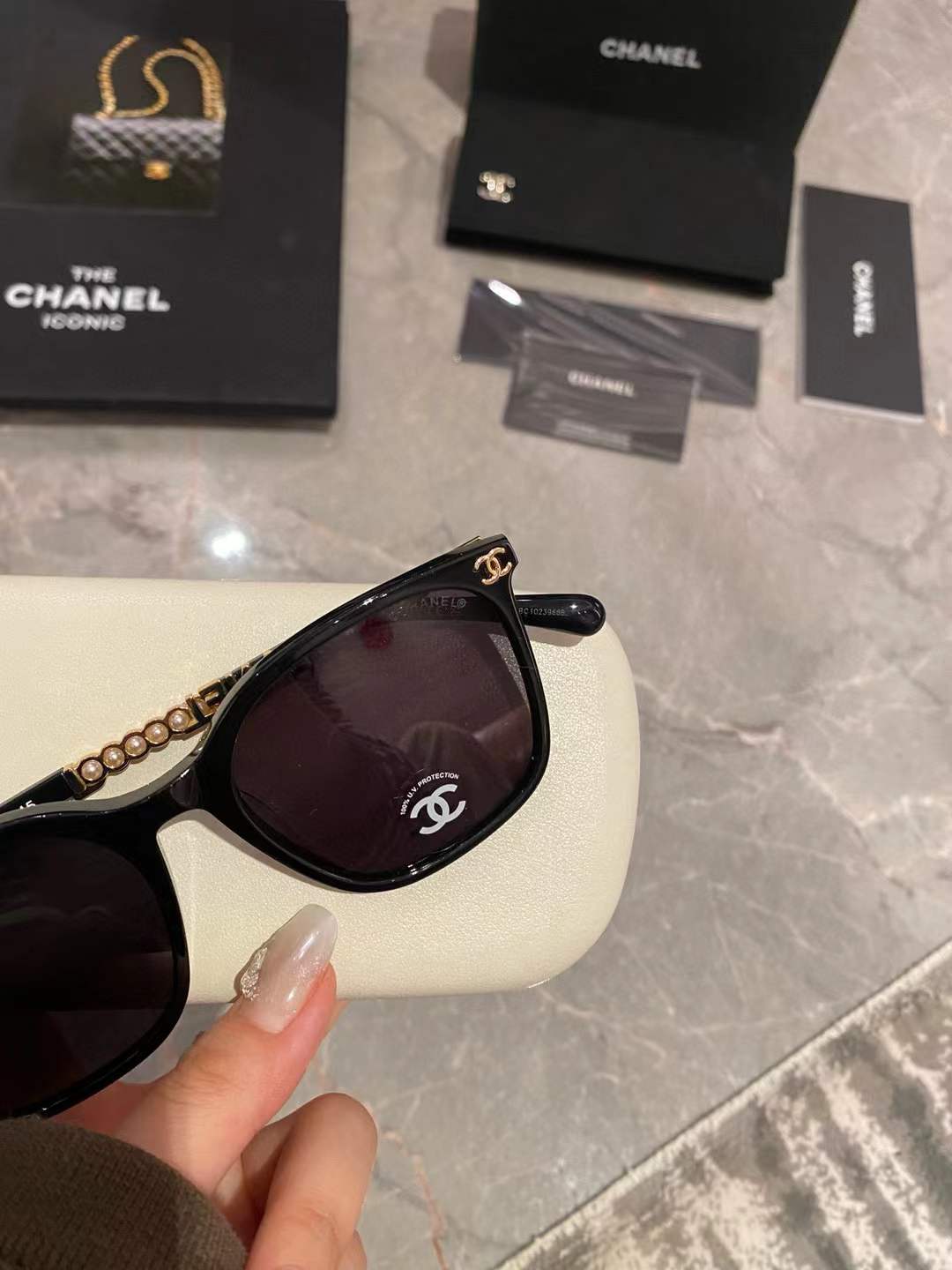 Chanel Black sunglasses