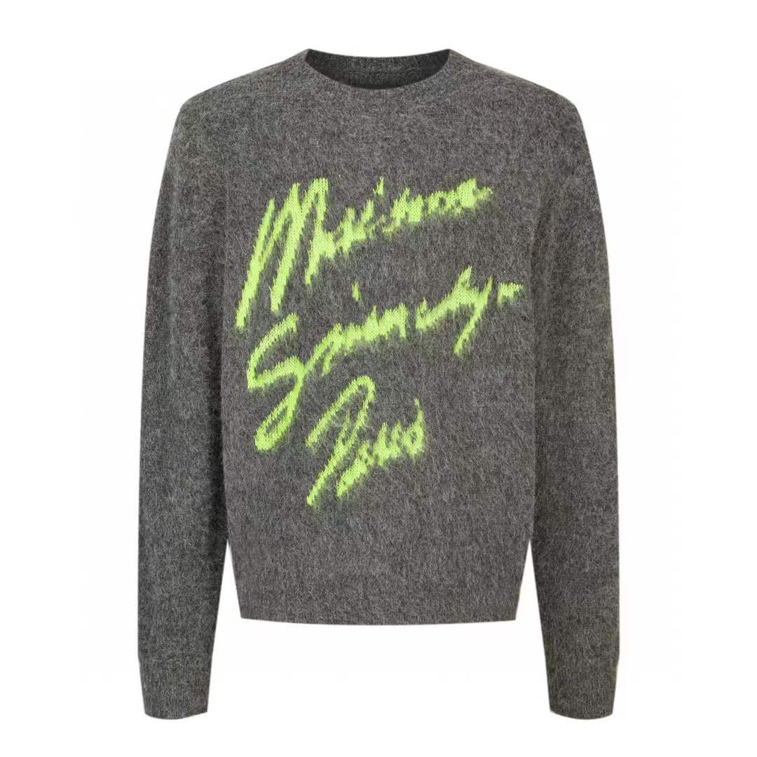 Givenchy Mohair-Wool Monogram Sweater