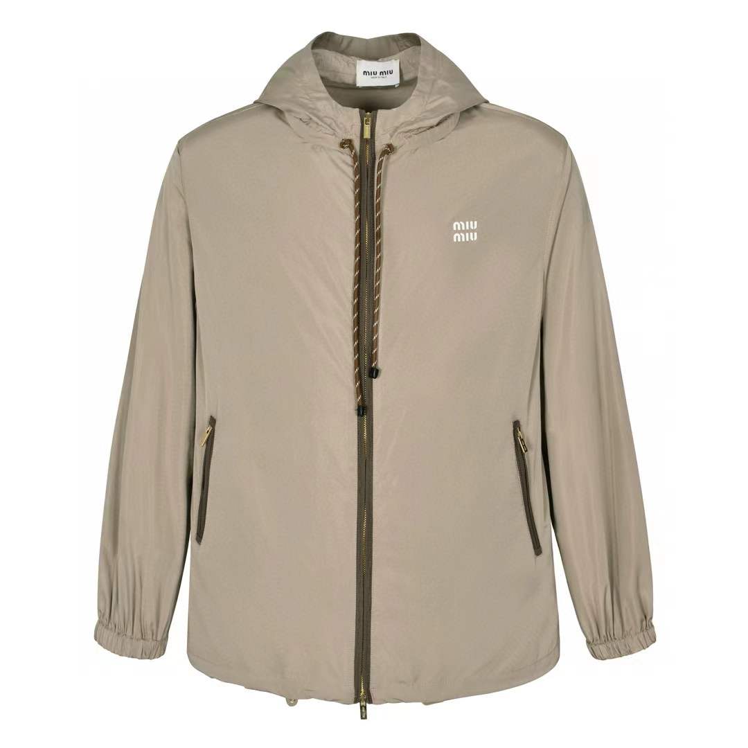 Miu Miu Lightweight Hooded Jacket