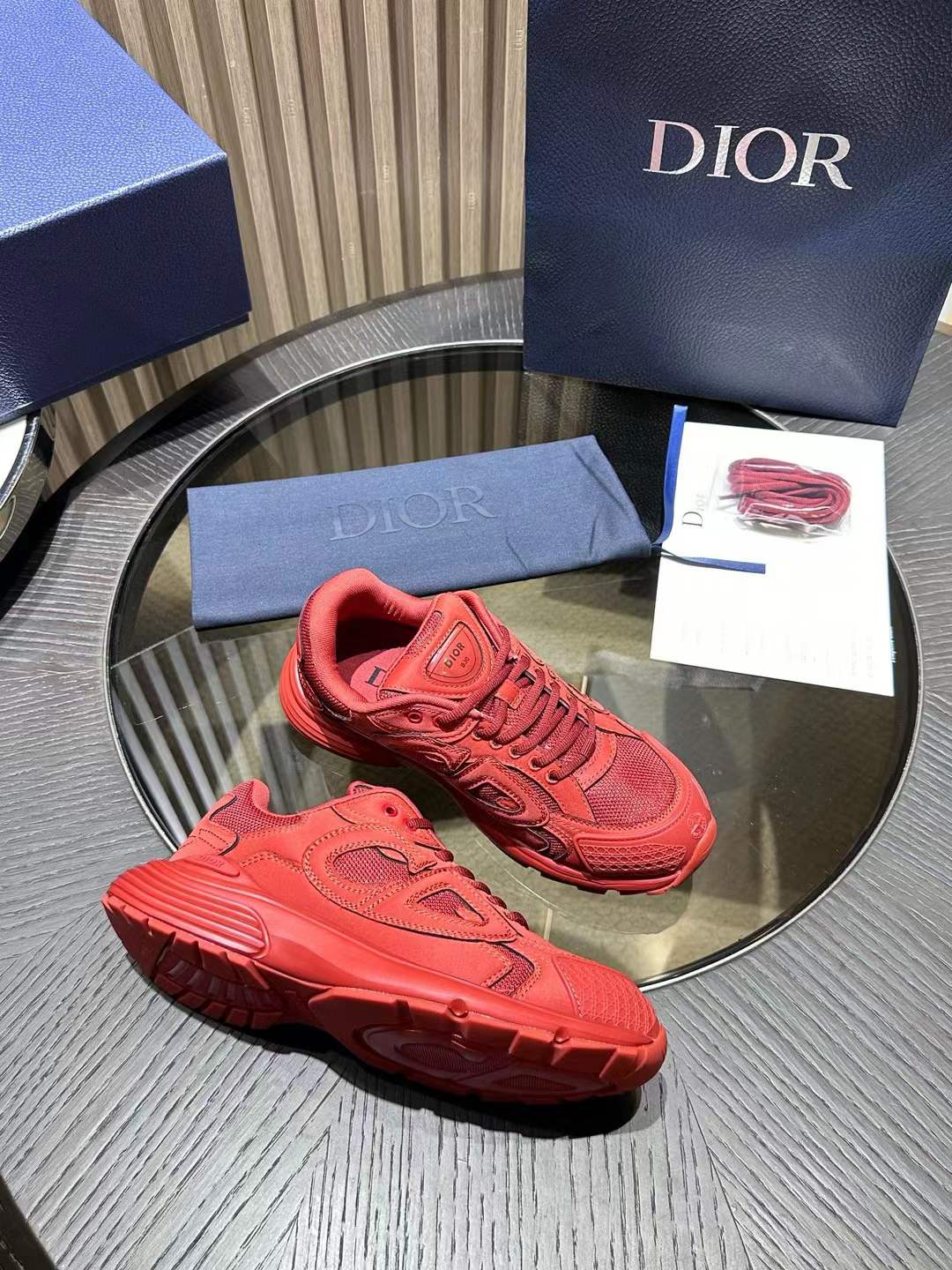 Christian Dior Dior x Stone Island B30 Sneaker Red – Sneaker