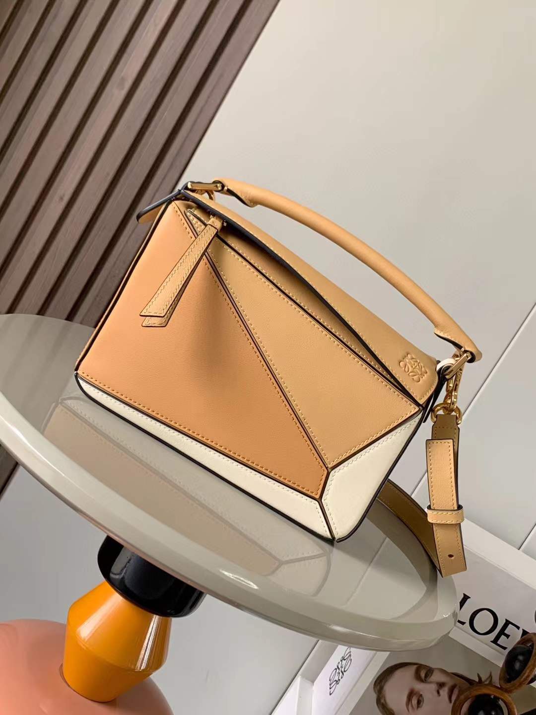 Loewe Mini Puzzle Leather Shoulder Bag