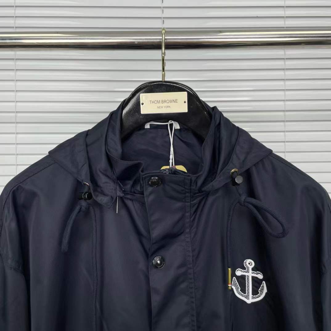 Thom Browne Blue Jacket & Coat for Men