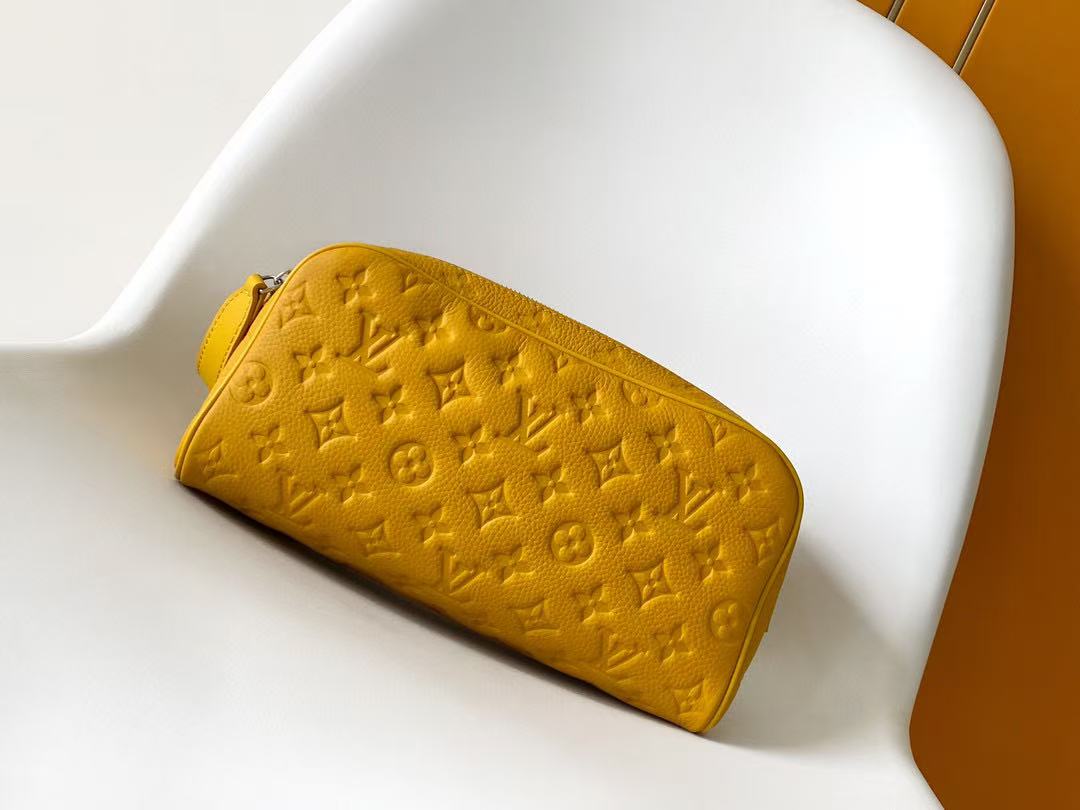 LV M13009 Dopp Kit Toiletry Bag Yellow