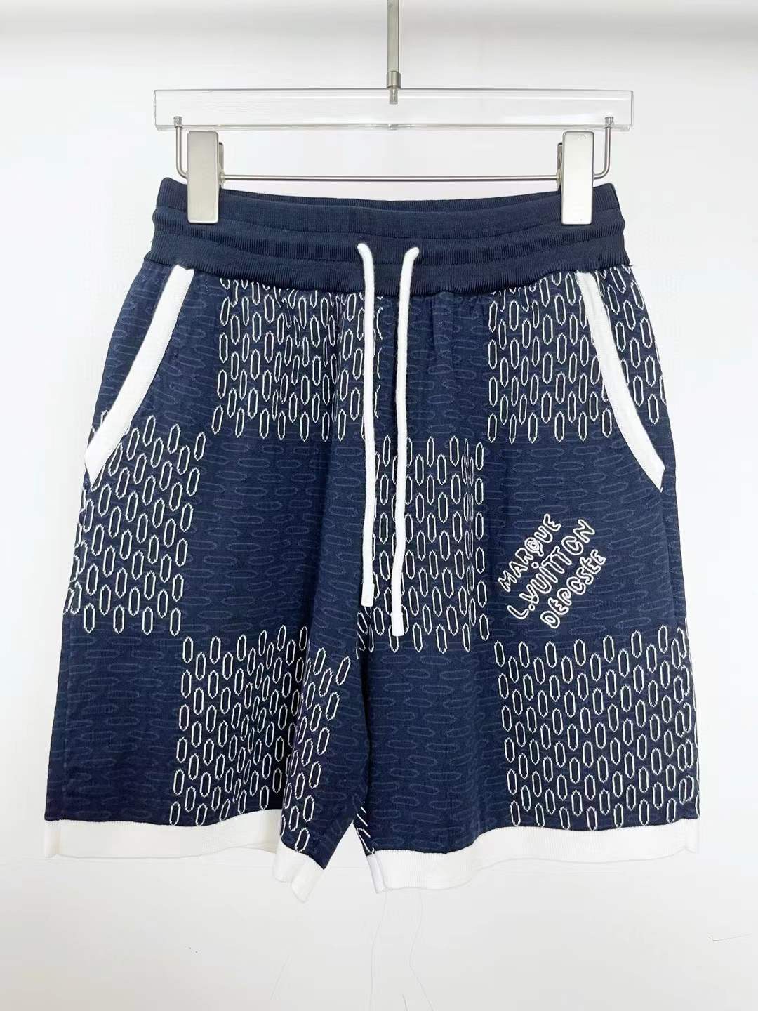 LV Damier Quilted Cotton Shorts